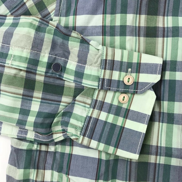 Tommy Bahama Shirt Plaid Zione Wilderness - Picture 4 of 7